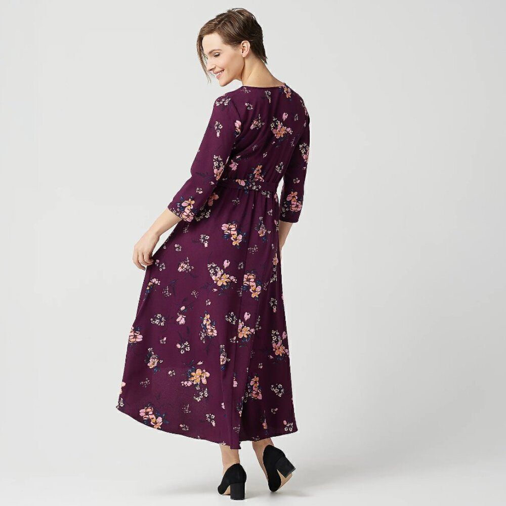 NWOT Laurie Felt Hi-Low Hem Wrap Dress | Size M